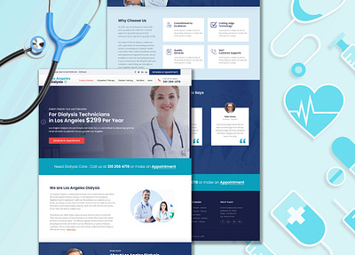 Logangeles clinic, New York | UI/UX Design and Development design ui website