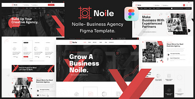 Noile business corporate creative design ecommerce fashion illustration marketing modern ui