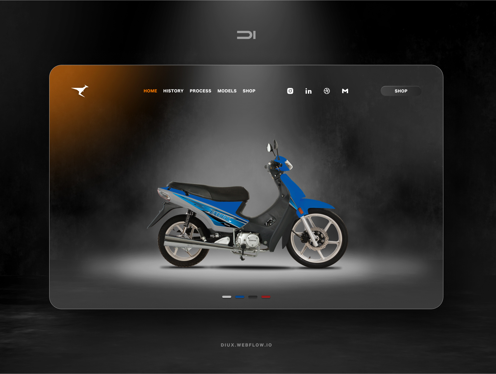 Corven Energy 110 corven graphic design ktm moto moto design motorcycle motorcycle design sticker design ui uiux ux web web design