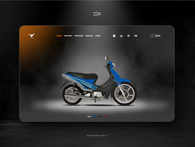 Corven Energy 110 corven graphic design ktm moto moto design motorcycle motorcycle design sticker design ui uiux ux web web design