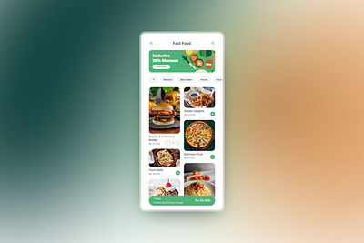 Food Menu app check out checkout design food food menu menu mobile ui ui challenge ux