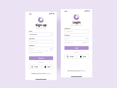 Sign up screens app coffee company dailyui design donut company login form register form register form app signup app signup form ui uiux ux visual design