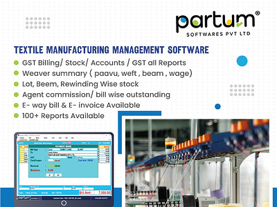 Textile Manufacturing Management Software best billing software bill software billing software billing software in erode branding e invoice software e way bill erode software company graphic design gst billing gst billing software partum softwares silk shop billing software silk shop software software company software development textile billing software textile business textile management software textile software