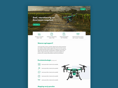 Webdesign drone agriculture agriculture branding design ui webdesign