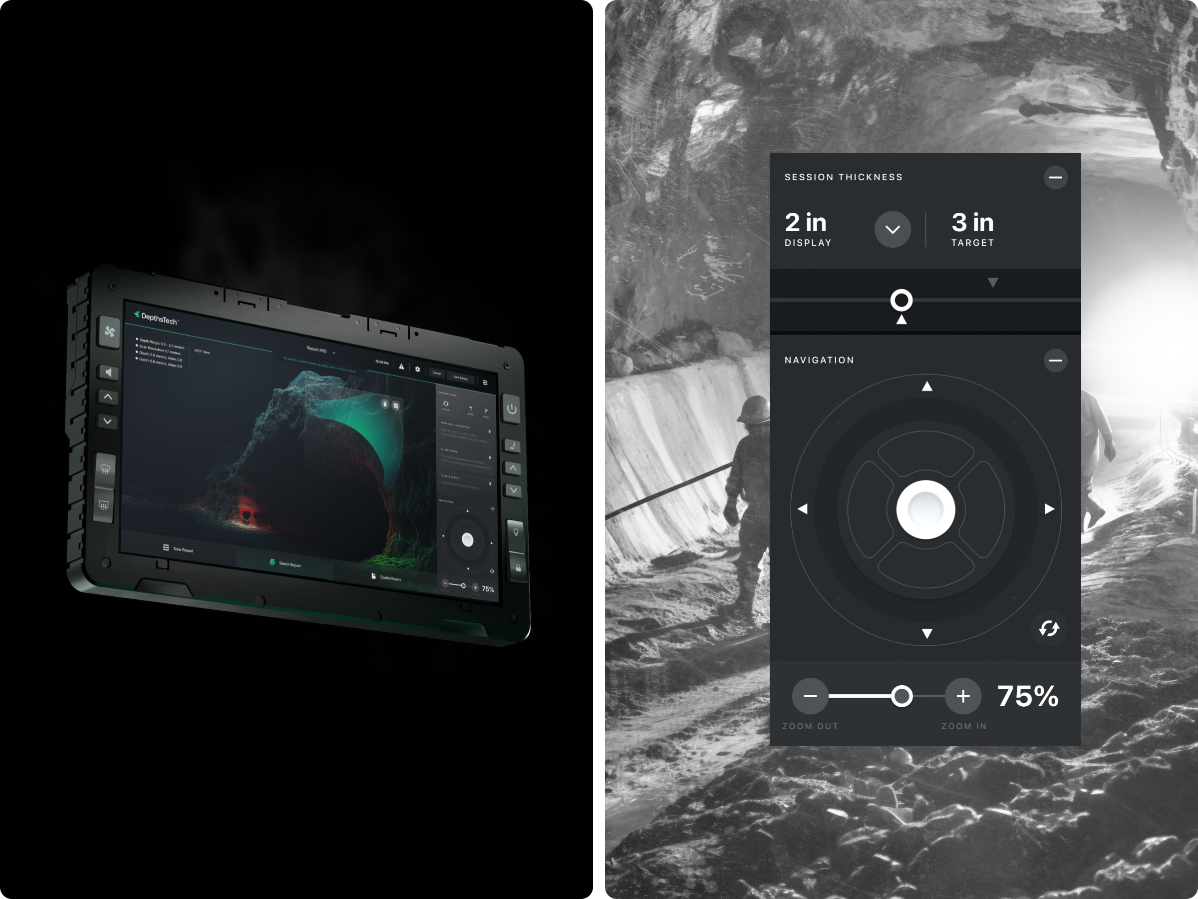 Industrial mining — UX/UI, 3D, Motion Design 3d animation branding design graphic design logo motion graphics ui ux