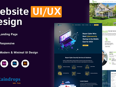 Website UI/UX Design branding devlopment graphic design illustration logo ui vector websitedesign