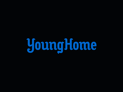 Young Home brand design brand identity branding design flat graphic design identity illustration lettering lettermark logo logo design logotype mark signature simple tableware brand typography vector visual identity