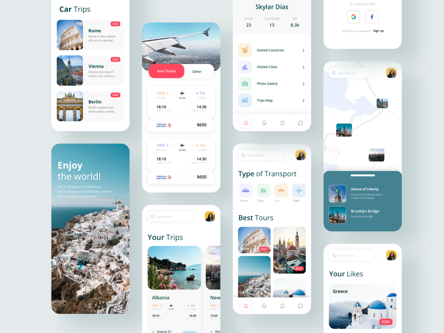 Travel Platform and Website UI/UX Design by Sheta Dhruvik on Dribbble