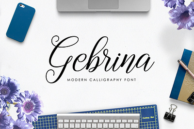 Gebrina Script headlines