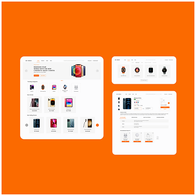Ecommerce Website app design ecommerce electronics flow page ui webpage website
