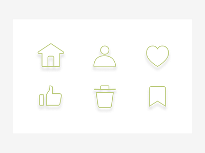 Daily UI challenge - 55/100 Icon set daily ui challenge design ui