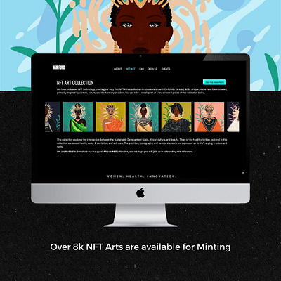 WinFund - The latest NFT which empowers women entrepreneurs branding design graphic design illustration typography vector