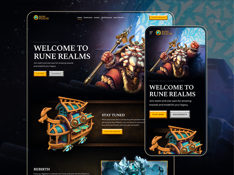 Play-to-earn Crypto Gaming Website UI Design business website hero page home page homepage landing landing page play to earn responsive site ui user interface ux web web design web designer web site webdesign webpage website website designer