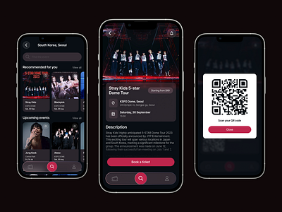 Concert Tickets Booking Service app app design booking app booking tickets clean concept concert tickets event event app interface mobile simple design ticket ticket app tickets ui ui visual design user interface