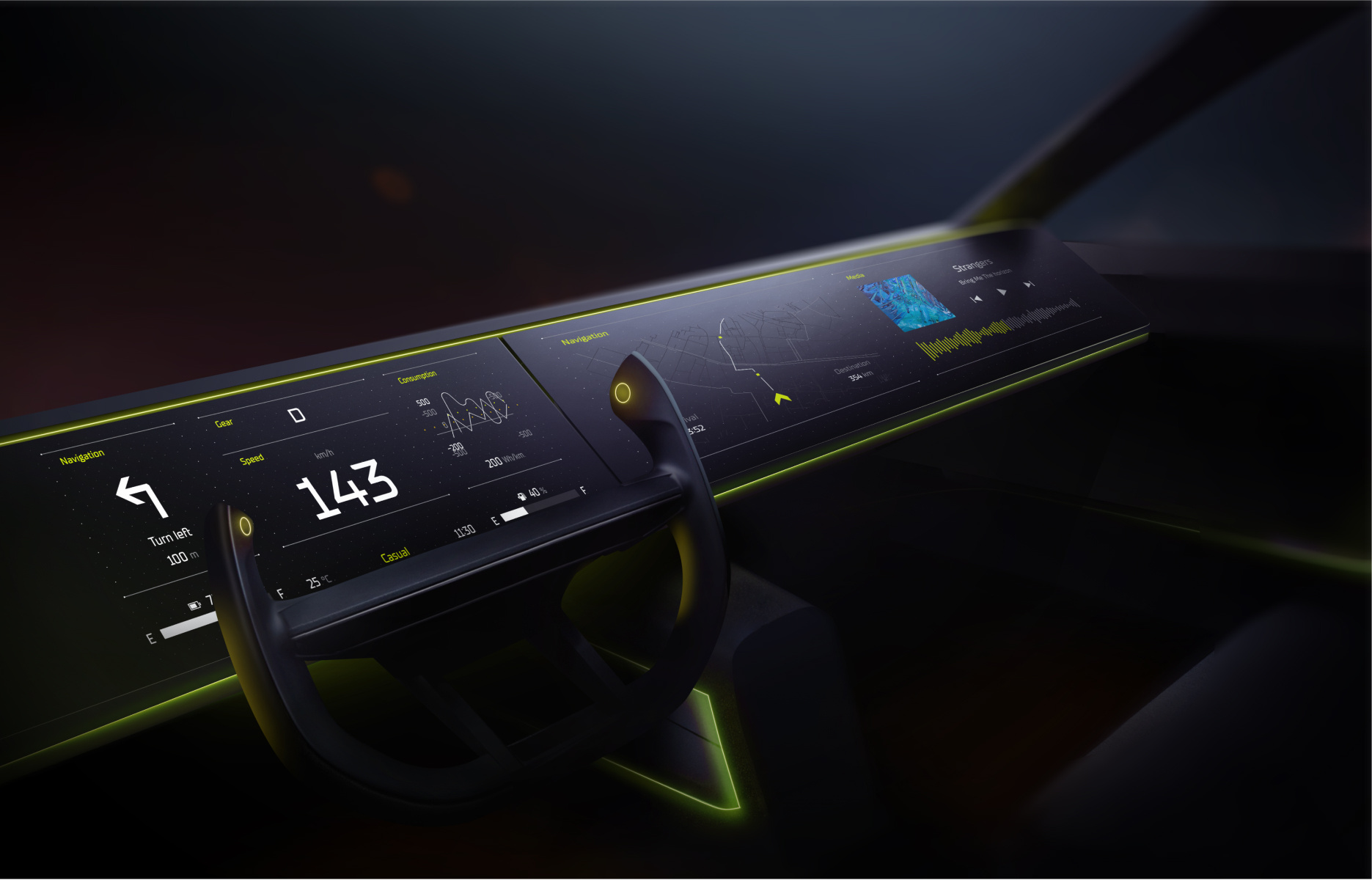 ALTRO - racing car concept animation automotive car cluster cockpit concept dark dashboard electric fpk hmi hypercar racing car racing mode range speed sport car ui ux vehicle