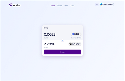 Web3 SWAP UI Card bitcoin blockchain cryptocurrency design ui ux web 3