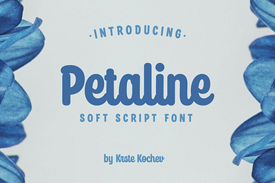 Petaline - Soft Script Font feminine feminine font font gentle gentle font organic font round font rounded font script soft soft script