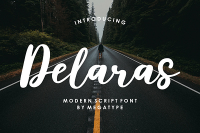 Delaras Font branding cover design display fonts illustration logo modern typography wedding