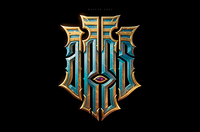 Ares design game game logo high style illustration lettering logo logotype music typography warhammer 40000