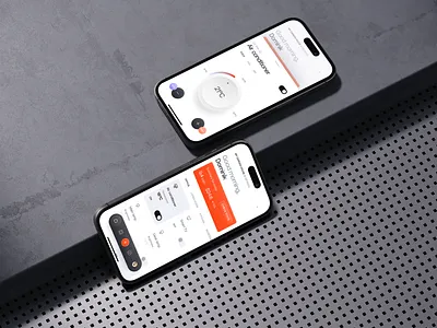 Blurbon Mobile App app application concept design future home house ios manage mobile app modern navigation smarthome switch temperature toggle ui ui design ux vibrant