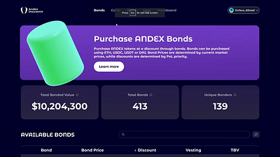 Web3 Insurance Protocol UIUX Design bitcoin blockchain cryptocurrency design ui ux web 3