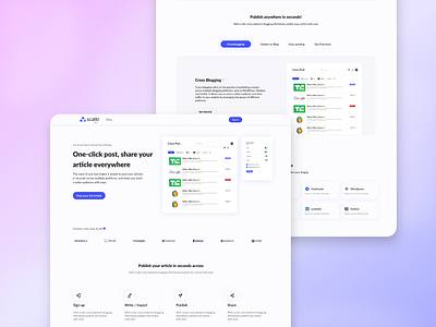 Scattr Landing Page: Redesigned BETA branding hero landing landing page scattr ui ux web design