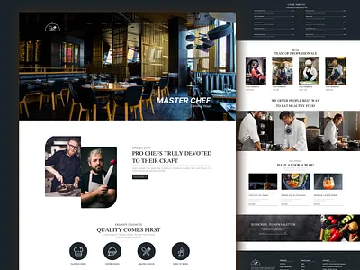 Restaurant Landing Page app food apps food landing page graphic design landing page restaurant landing page typography ui ux web website