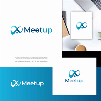 Meetup logo design. M letter logo app apps logo branding conference design gradient logo graphic design illustration logo logo design m letter m logo meetup ui