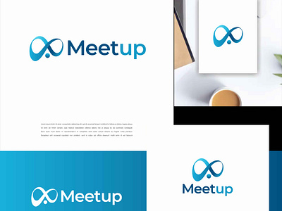 Meetup logo design. M letter logo app apps logo branding conference design gradient logo graphic design illustration logo logo design m letter m logo meetup ui