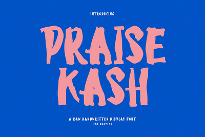 Praise Kash Font fonts handwritten lettering type design typefaces