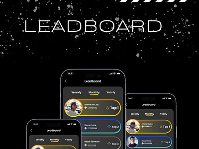 Dailyui#019:leadboard dailyui design figma interfacedesign leadboard ui