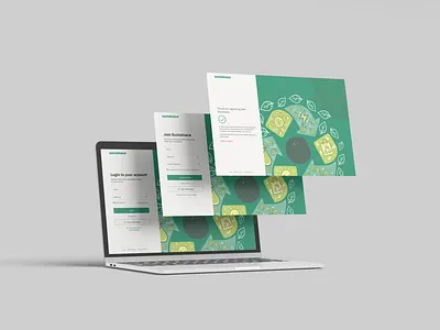 Login design graphic design illustration moc ui