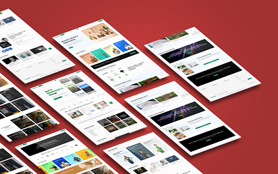 Landing page design ui ux