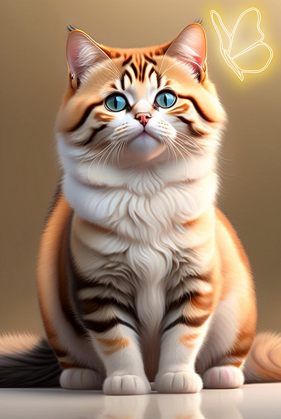 Cat In Haven 3d design graphic design illustration ui vector