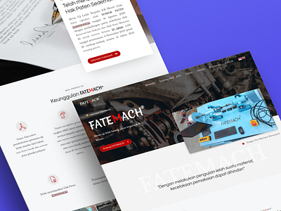 FATEMACH Machine Web Design branding design ui web design wordpress