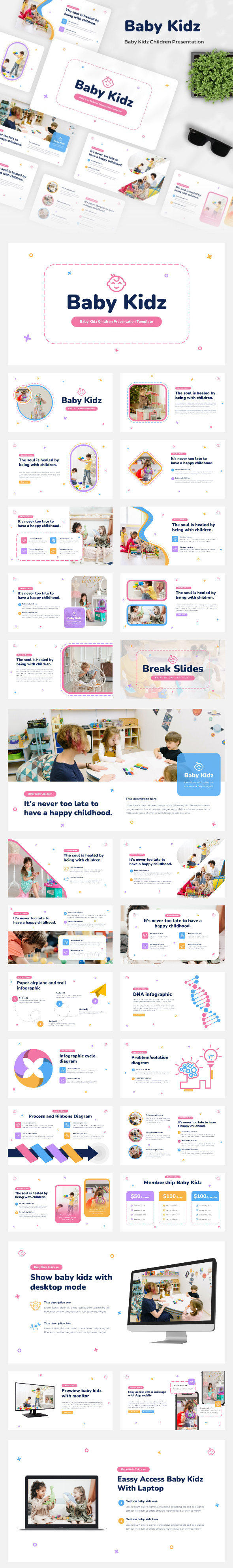 Baby Kidz Presentation branding graphic design