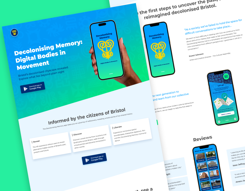 Decolonising Memory App Landing Page design figmadesign landing page minimalist design page layout responsive design ui ui design uidesign uiux user experience user interface ux web web design