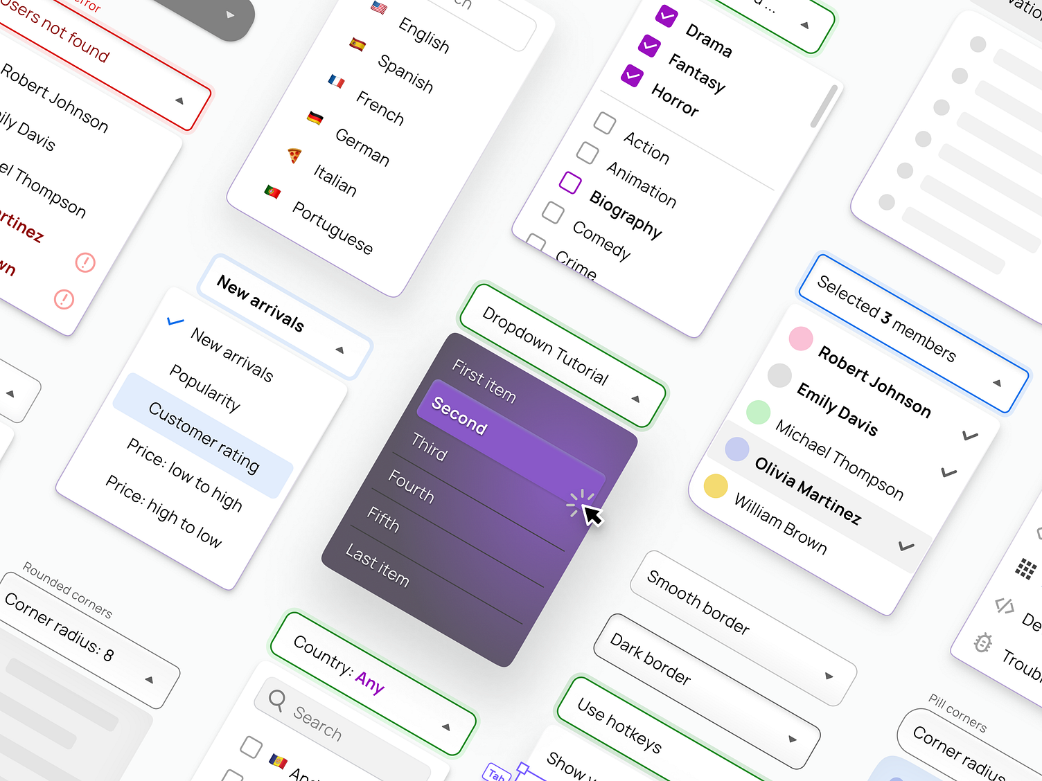 Engage Users: Enhancing Dropdown Menus with UI/UX by Roman Kamushken ...