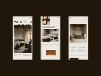 WoodMaker - Landing page branding design homepage landing page minimal ui ux