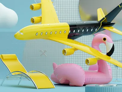 Raiffeisen Abstract Cashback 3d cinema4d design illustration ui