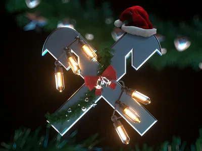 Raiffeisen New Year Logo 3d 3d animation after effects branding cinema4d design illustration logo ui