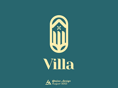 Villa Logo ajiardesign awesomelogo bestlogo brandidentity branding business logo coollogo creativelogo design figma figma design graphic design graphic designer logo logo brand logo designer logo pedia professional logo simple logo villa logo