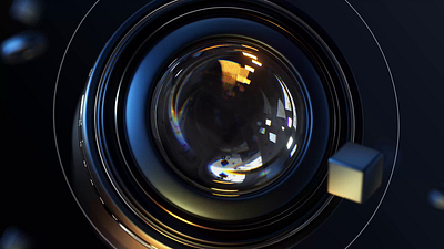 Lens Shot 3d 3d animation after effects animation cinema4d design