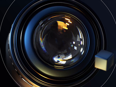 Lens Shot 3d 3d animation after effects animation cinema4d design