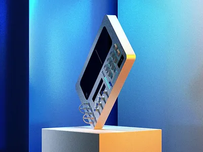 Level Creator Keyboard 3d 3d animation after effects animation cinema4d design illustration ui