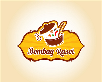 Rasoi Logo advertising branding cooking creative creativemind design graphic design illustration logos minimal color social media typography vector