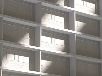 Patterned House Render 3d 3d animation after effects animation cinema4d design