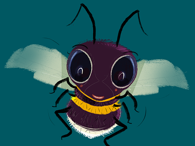BRAVO! bombo bravo bumblebee children cute animals cute bumblebee cute insects digital art illustration impollinatore insects pictorial