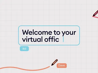 Spatial chat interface animation after effects animation design illustration logo ui