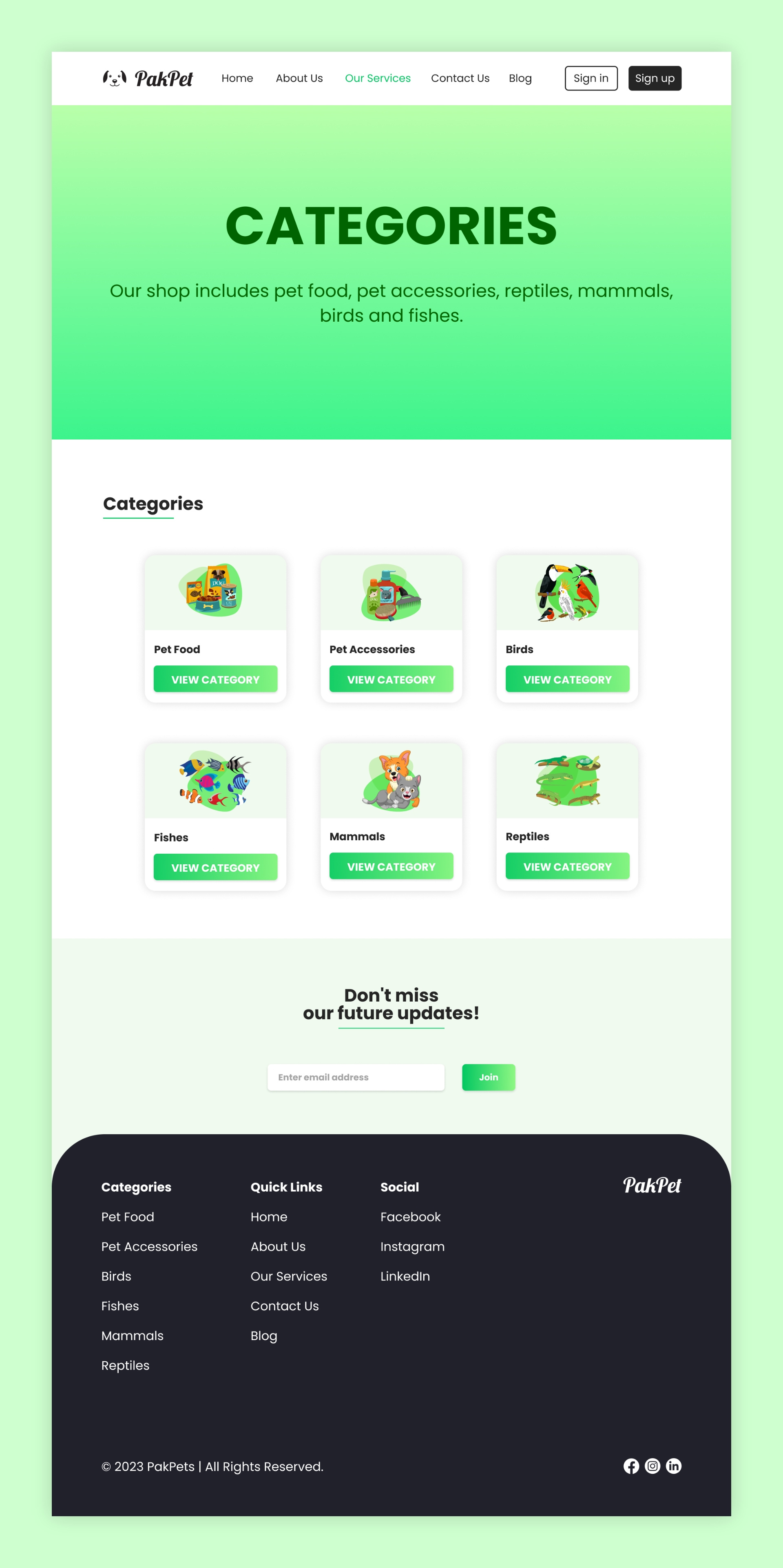 Example of Web Design